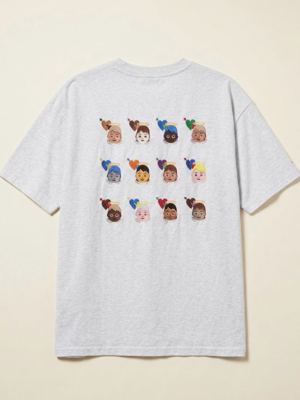 GRAF & WU Certified Lover Baby Embroidered Emoji T-Shirt Grey Men’s XXL